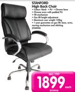 Stanford High Back Chair-Each
