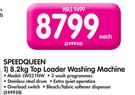Speedqueen 8.2kg Top Loader Washing Machine LWS21NW
