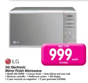 LG 30Ltr Electronix Mirror Finish Microwave MS-3040S