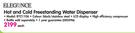 Elegance Hot and Cold Freestanding Water Dispenser BYZ1106