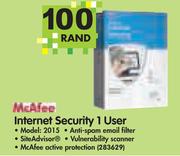 McAfee Internet Security 1 User 2015