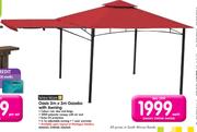 Oasis 3mx3m Gazebo With Awning-Each