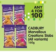 Cadbury Marvellous Creations Slabs(All Variants)-4x160g