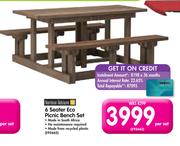 6 Seater Eco Picnic Bench Set-Per Set