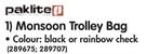 Paklite Monsoon Trolley Bag-Each