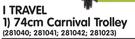 I Travel Carnival Trolley-74cm Each