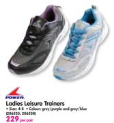 Power Ladies Leisure Trainers-Per Pair