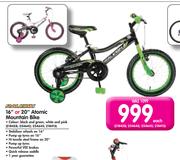 Raleigh 16" Or 20" Atomic Mountain Bike-Each