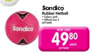 Sondico Rubber Netball-Each