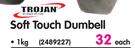 Trojan Soft Touch Dumbell-1kg Each