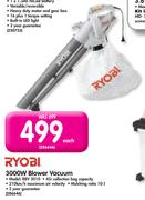 Ryobi 3000W Blower Vacuum RBV 3010
