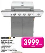 4 Burner Saturn 590 Gas Braai