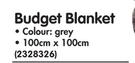 Budget Blanket 100x100cm