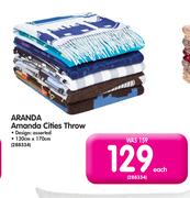 Aranda Amanda Cities Throw-Each