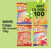 Waves Crisps(All Variants)-15x100g