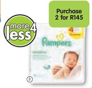 Pampers Baby Wipes 3+1 (Sensitive)