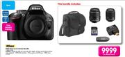 Nikon DSLR Twin Lens Camera Bundle D5200