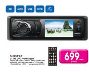 Sinotec 3" TFT DVD Front Loader STA-9378T