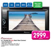 Pioneer 6.1" Double Din + Rear View Camera AVH165DVD+RVC