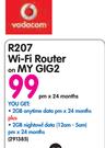 Vodacom R207 Wi-Fi Router-On My Gig 2