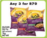 McCain Stir Fry(All Variants)-3x1kg