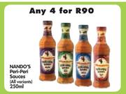 Nando's Peri-Peri Sauces(All Variants)-4x250ml