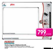 Parrot Products Slimline Magnetic Whiteboard Bundle