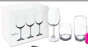 Bohemia Cristal 6-Pack Clara Goblet Wine Glass-Per Pack