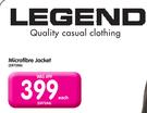 Legend Microfibre Jacket-Each