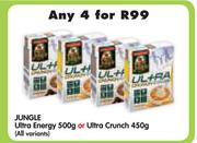 Jungle Ultra Energy-500g Or Ultra Crunch-450g(All Variants)-4's