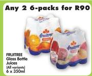 Fruitree Glass Bottle Juices(All Variants)-6x350ml-Any 2