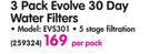 Aqua Optima 3 Pack Evolve 30 Day Water Filters EVS301-Per Pack