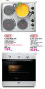 Defy Solid Plate Hob DHD358/375 + Defy Eye Level Oven DBO461