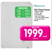 Hisense 130L Chest Freezer H130CF