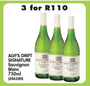 Alvi's Drift Signature Sauvignon Blanc-3x750ml