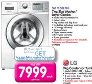 Samsung 7kg/5kg Washer/Dryer Combo WD702U4BKSD/FA