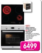 Defy 600mm Slimline Multifunction Oven Plus Touch Control Hob Box Set DCB001-Per Set