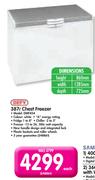 Defy 387Ltr Chest Freezer DMF454