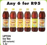 Lipton Ice Tea(All variants)-6x1.5Ltr