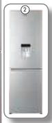 Hisense 299Ltr Combi Fridge/Freezer With Water Dispenser H299BME-WD