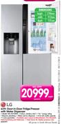 LG 659Ltr Door In Door Fridge/Freezer With Water Dispenser GR-J237JSNN