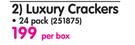 Luxury Crackers-Per 24 Pack
