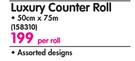 Santa's Luxury Counter Roll 50cmx75m