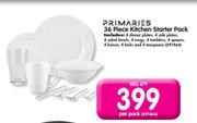 Primaries 36 Piece Kitchen Starter Pack-Per Pack