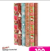 Santa's Christmas Counter Roll 50cmx40m