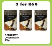 Goldcrest Coconut Milk-3x400g