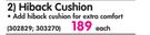 Terrace Leisure Hiback Cushion-Each