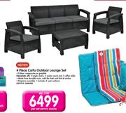 Keter 4 Piece Corfu Outdoor Lounge Set-Per Set