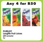 Purejoy Longlife Fruit Juices(All Variants)-4x1L
