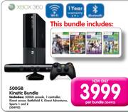 Xbox 360 500GB Kinetic Bundle-Per Bundle